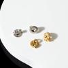 Tapones para los oídos Plata de ley 925 Accesorios Tapón trasero Tapones para los oídos Versátil Hecho a mano DIY Material para joyería para los oídos Accesorios Sentido de alta gama para mujer