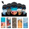 Série Padrão Gorro Quente Acampamento Lenço Mágico Versátil Poliéster Multifuncional Estampado Camuflagem À Prova de Vento