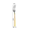 Vajilla Occidental de Acero Inoxidable de Alta Gama Hotel Juego de Cuchillo y Tenedor para Filete Estilo Ins de Lujo Ligero Cuchara de Postre al por Mayor