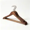 Cabides Retro Antiderrapantes da Moda para Uso Doméstico, Loja de Roupas, Hotel, Uso Doméstico Diário, Cabides de Armazenamento de Madeira Sólida