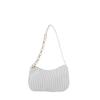 Bolsa de Ombro com Corrente para Axila, Bolsa Artística, Bolsa de Ombro Casual Simples da Moda para Mulheres, Bolsa de Mão de Veludo Cor Sólida de Grande Capacidade 2026