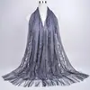 Bufanda de Seda Hueca para Mujer Estilo Europeo y Americano con Borlas, Velo Largo de Encaje, Chal de Verano, Bufanda de Colores