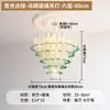 Venda Direta da Fábrica Lâmpada de Sala de Estar Francesa MURANO Luxo Leve Retro Lustre para Escada Duplex Lâmpada para Quarto Principal de Vidro Americano