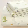 2026 Novo Verão Classe A Gaze Dupla Lençol de Cama Peça Única Dormitório Colcha Infantil Peça Única Conjunto de Três Peças Não Algodão Algodão Puro 3