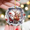 Adorno de acrílico transfronterizo nuevo de NavidadBreakThroughOrnament Accesorios de colgante de regalo de Navidad