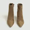 Botas de tacón alto negras transfronterizas europeas y americanas para mujer, nueva colección de otoño 2026, botines elegantes y con estilo