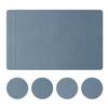 Sousplat Textura Diagonal Pronto Pvc Quadrado Estilo Escandinavo Sousplat Ocidental Tecido Chinês Jogo Americano de Mesa de Jantar Isolado e Simples