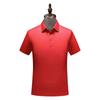 Polo de Seda de Hielo de Tacto Frío Sin Costuras Logotipo Personalizado Ropa de Trabajo Camiseta de Solapa de Manga Corta Camisa Cultural Publicitaria para Hombre Transpirable