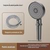 Bico de chuveiro de painel grande pressurizado cinco velocidades grande saída de água aquecedor de água do banheiro chuveiro chuveiro bico de chuveiro