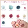 Paquete de Materiales Florales Transfronterizo de Amazon Guirnalda Hecha a Mano Pequeña Accesorios Flores Artificiales Tocado de Boda Accesorios de Flores Artificiales