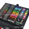 Caja de regalo con 168 lápices de colores para pintar al óleo, portátil, para niños, para aprender a pintar, juego de acuarelas, venta al por mayor