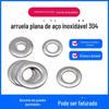 Arruelas Planas Ampliadas de Aço Inoxidável 304 Arruelas Espaçadoras de Metal Juntas Espessadas M3M4M5M6M8M10-M30Mm