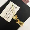 Novo Estilo Chinês Flor de Metal Borla Cabelo Grampo de Cabelo Headwear Feminino Parte de Trás da Cabeça Cabelo Grampo de Cabelo Acessórios de Cabelo Acessórios Vintage Grampo de Cabelo