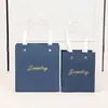Bolsa de Papel Kraft para Regalo al por Mayor, Bolsa de Embalaje para Ropa, Bolsa de Papel Kraft para Compras de Flores para Mujer, Bolso de Mano para Gafas