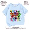 Nueva Ropa de Ola para Animalitos Sonrientes Ropa de Manga Corta con Criaturas Sonrientes para Niños Camiseta para Niños y Niñas Ropa de Verano