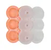Bandeja de Hielo para Whisky Popular de Amazon Creativa Viene con Embudo 4 Bolas de Hielo Bandeja de Hielo Caja de Hielo Molde de Cubitos de Hielo de Silicona