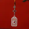 Novo Pingente de Nove Palácios e Oito Trigramas do Xizang com Mantra de Seis Caracteres, Ornamento de Chaveiro Unissex para Carro e Bolsa