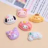 Galletas de Animales de Dibujos Animados Juguetes de Comida Lindos Accesorios de Joyería DIY Accesorios de Pegamento de Crema Pequeños Accesorios de Resina Material para Pasadores de Pelo
