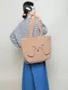 Bolsos de Otoño e Invierno para Mujer 2026 Nuevo Estilo Marrón Lindo Bolso de Felpa Bolso de Hombro para Viaje de Lana de Cordero Bolso Tote de Gran Capacidad