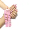 Adesivos de Esmalte Monocromáticos de Macaron Novos Transfronteiriços Fonte Adesivos de Arte para Unhas Prontos Adesivos de Esmalte Quentes Transfronteiriços Amazon