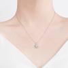 Colgante de moissanita para mujer, plata de ley 925, elegante, otoño e invierno, nuevo diseño decorativo de moda, collar a juego al por mayor
