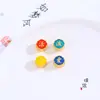 Pu Zuoqiang Conservación del Color Regalo de Luna Llena para Bebé Accesorios DIY Vibrantes y Lindos de Oro de Arena Vietnamita Pulsera Cuerda Roja para Hombres y Mujeres