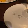 Pendientes de Copo de Nieve de Circonita con Aguja Plateada en Forma de Gota de Agua Pendientes Coreanos Dulces con Atmósfera Navideña Lujo Accesible Pendientes Elegantes de Nicho para Mujer