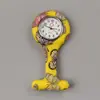 Venta al por mayor directa de fábrica, reloj de enfermera de silicona, reloj de enfermera de silicona con transferencia de agua, color del reloj de enfermera, reloj de enfermera