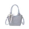 Design de Nicho Popular Transfronteiriço Bolsa Balde Portátil Simples Estilo Coreano Casual para o Dia a Dia Bolsa Transversal Versátil para Mulheres