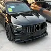 Adecuado para Mercedes-Benz Glb X247 Tardío Glb220 Glb35 2024+ Amg Lip Frontal Pala Frontal Spoiler Modificación