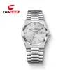 Reloj de pulsera de cuarzo para hombre de marca suiza, clásico, ultradelgado, de aleación, con pantalla luminosa, calendario, correa redonda de acero, reloj de dropshipping transfronterizo