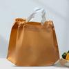 Bolsa para llevar fruta, entrega de comida gourmet, bolsa de embalaje con cordón, comercial, para compras, regalo, plástico, bolsa para ropa Shi Hua
