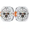 Adequado para Caixa de Relógio Samsung iWatch 47mm Metal Alpine Ultra Caixa Protetora Oca Anti-Queda