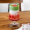 Taza de Fresa Famosa en Internet, Taza de Helado, Vaso de Vidrio Transparente, Taza para Batidos, Taza para Té de Leche, Taza para Bebidas de Café, Taza para Té de Frutas