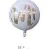 Venta al por mayor transfronteriza Globos Redondos de Papel de Aluminio de 18 pulgadas Sr.Sra. Forma de Corazón Decoraciones de Boda Amor Día de San Valentín Inflables
