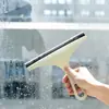 Herramienta de Limpieza de Vidrios para el Hogar Rasqueta para Ventanas Limpiador de Agua Herramienta de Limpieza de Pisos y Mesas Rasqueta para Baño con Mango Extendido