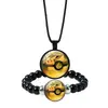 Joyería Transfronteriza Set de Collar y Pulsera de Pokemon Pikachu Accesorios de Regalo Personalizados de Moda Periférica de Anime para Hombres y Mujeres