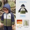 Chamarra con Capucha para Niño jellybaby 2026 Invierno Nueva Prenda Superior Infantil con Forro Polar Ropa de Invierno Ropa para Bebé de 5 Años