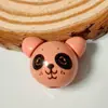 Fabricante Original Cabeça de Animal de Desenho Animado de Madeira Fofo Feito à Mão DIY Acessórios com Contas Criativos Enfeites Decorativos de Contas de Madeira