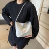 Bolsa casual feminina para estudantes 2024, nova bolsa estilo coreano, bolsa tote Texchy, grande capacidade, bolsa de ombro único, bolsa para axilas