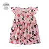Verano verano Europa y Estados Unidos venta al por mayor transfronteriza vestido de princesa para niña de bebé manga corta falda con estampado de bebé ropa infantil de comercio exterior