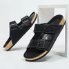 Nuevas zapatillas casuales de interior para hombre y mujer de verano, zapatillas de corcho de moda, zapatillas de moda para exteriores para parejas, zapatillas de dedo abierto