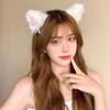 Versão coreana de faixa de cabeça com orelhas de raposa e gato de pelúcia, feminina, atacado, alta qualidade, pronta entrega, para live de celebridade da internet com faixa de cabeça de empregada