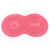 Tapete de Comida para Pet Tapete Higiênico para Gatos Tapete para Patas de Gato Tapete para Esfregar as Patas do Gato Tapete para Caixa de Areia Tapete Antiderrapante com Pegadas PVC Tapete para Banheiro de Gato