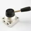 Válvula manual marca JINEN K34R6-8 válvula de control manual válvula de aluminio de tres posiciones y cuatro vías garantía por un año