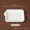 Platos de Papel Desechables, Platos Cuadrados Espesos de Pulpa, Platos Redondos de Papel, Platos Rectangulares de Papel, Platos para Degustación de Pasteles, Platos para Pintar