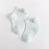 Calcetines para Bebé, Estilo Verano Delgado y Transpirable, Calcetines Cortos para Recién Nacidos y Niños, Diseño de Dibujos Animados Súper Lindo, 0-9 Meses