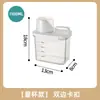 Caja de Almacenamiento para Detergente en Polvo de Lavandería Hogareña de Plástico Transparente Botella de Detergente para Ropa Tarro de Almacenamiento con Escala Tarro de Almacenamiento Multifuncional