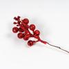 Lantejoulas Frutas de Natal Fio Decoração de Natal Frutas Vermelhas Guirlanda de Corte Acessórios DIY Fio de Lantejoulas Douradas Adereços para Disparo
