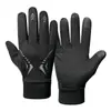 Guantes de Otoño e Invierno para Hombre, de Dedo Completo, Impermeables, con Felpa Gruesa, Cálidos, Antideslizantes, Resistentes al Desgaste, para Fitness, Ciclismo, Pantalla Táctil, Montañismo
